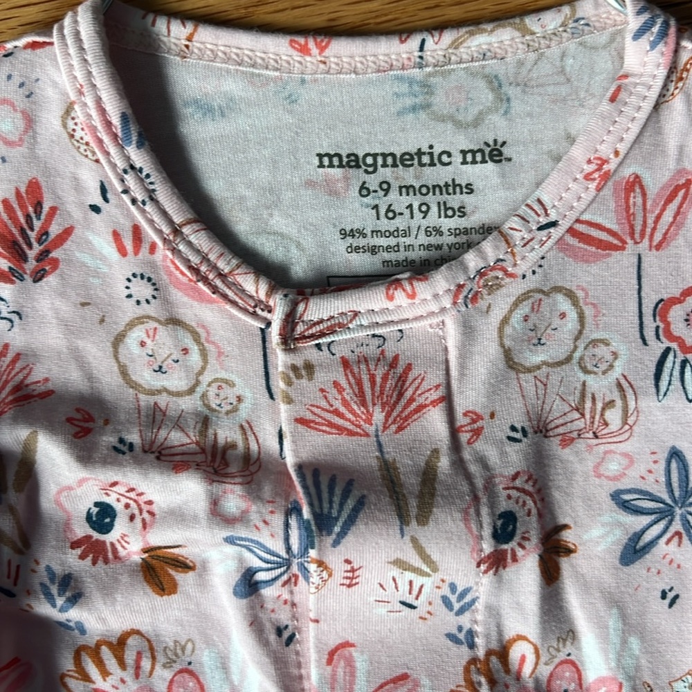 Magnetic Me Dandy Lions Modal Magnetic Jammies Size 6-9 month - Picture 2 of 2